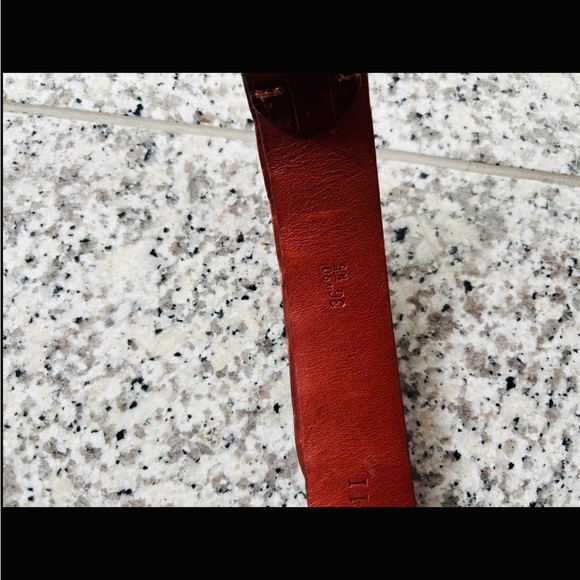 DEVECCHI Animal Print Brown Burgandy Belt with Gold Buckle - Picture 4 of 4